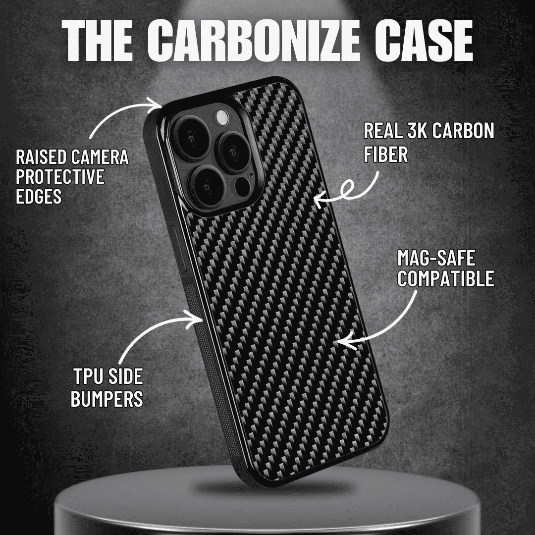 IPHONE || 3K Twill Carbon Fiber Covers