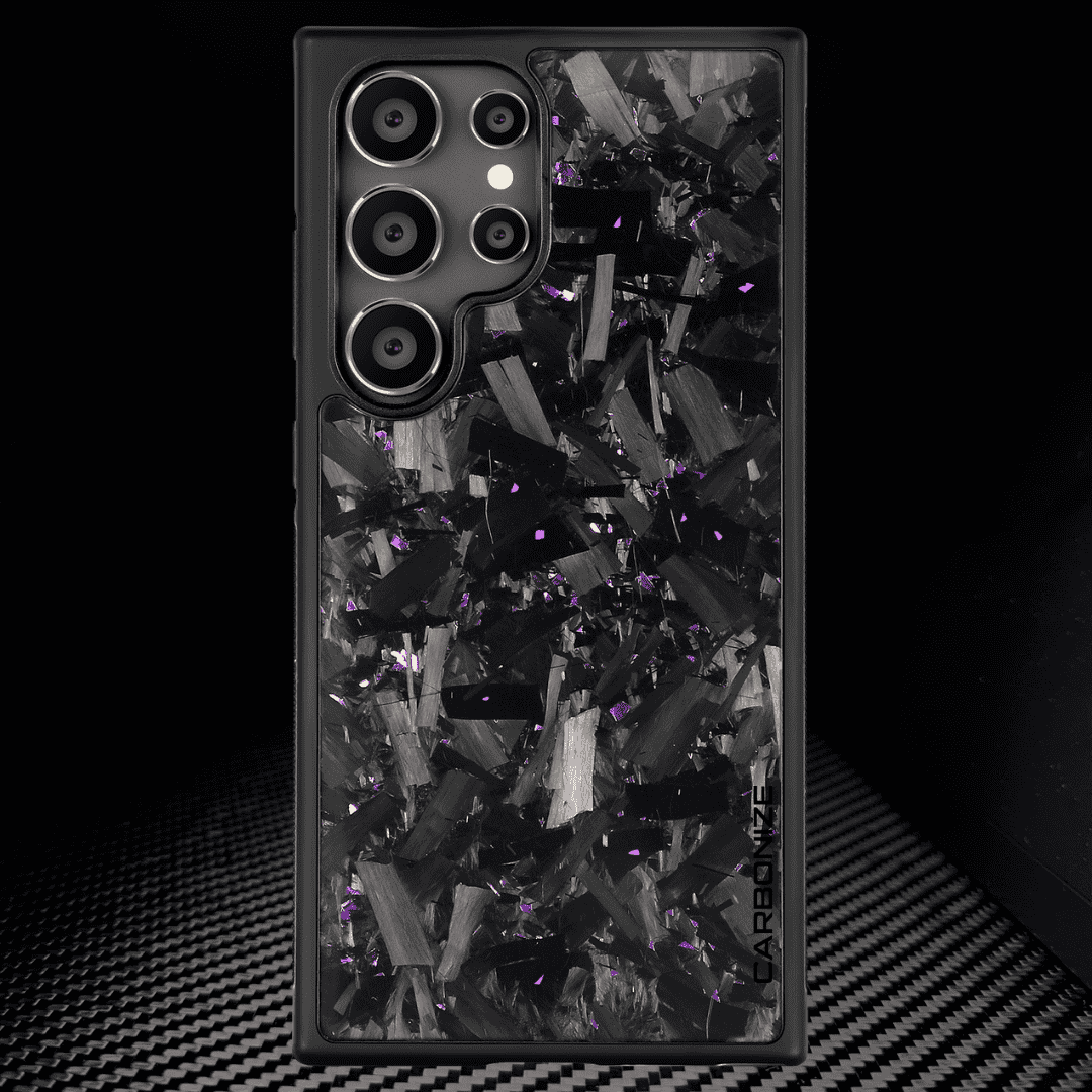 Samsung S-Series | Big Flake FORGED Purple Carbon Fiber cover