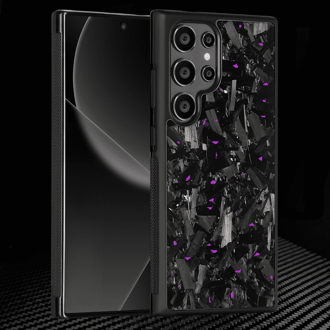 Samsung S-Series | Big Flake FORGED Purple Carbon Fiber cover