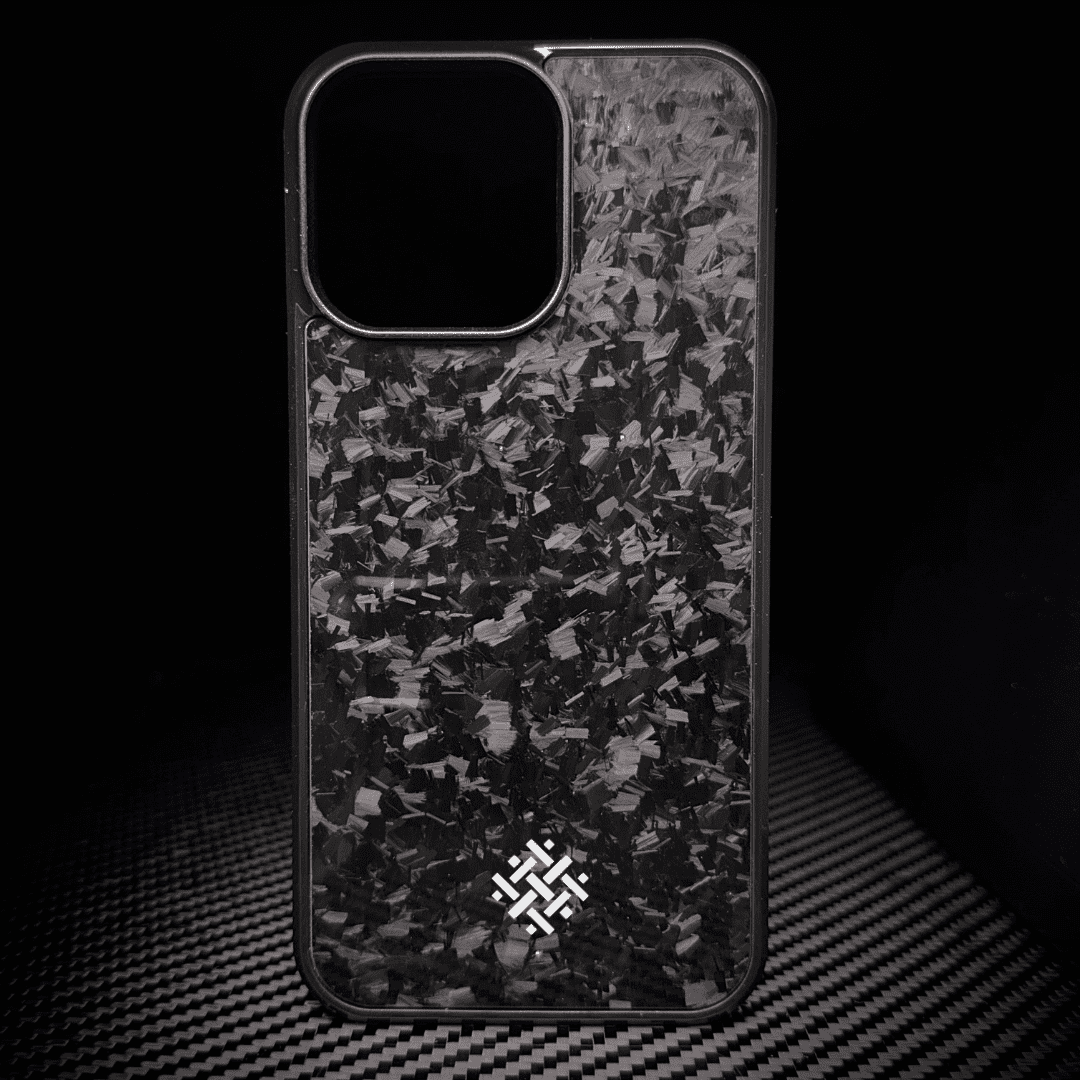IPHONE || Small Flake Forged Carbon Fiber Cover Series