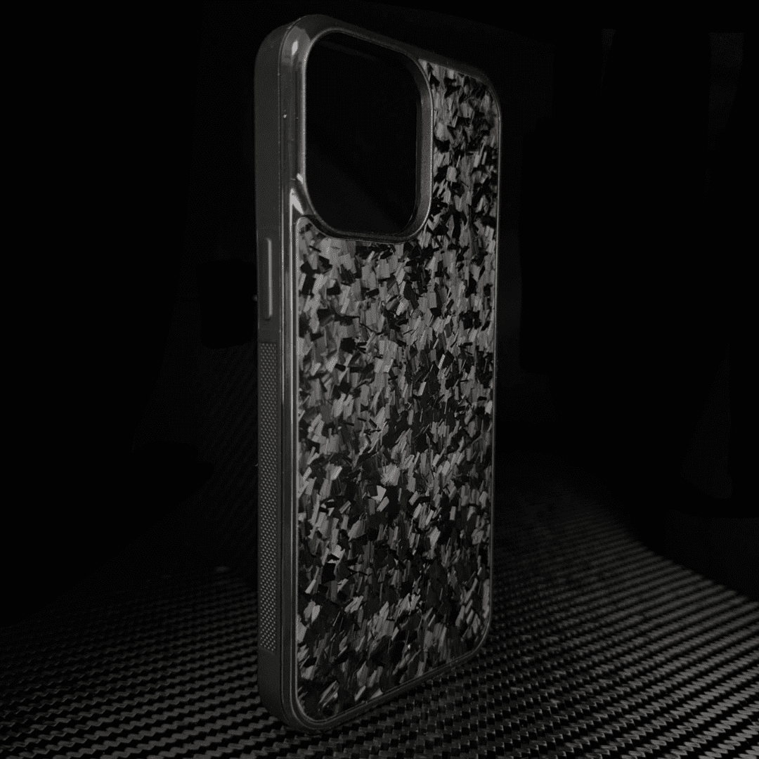 IPHONE || Small Flake Forged Carbon Fiber Cover Series