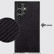 SAMSUNG || 3K Twill Purple Carbon Fiber Phone Case