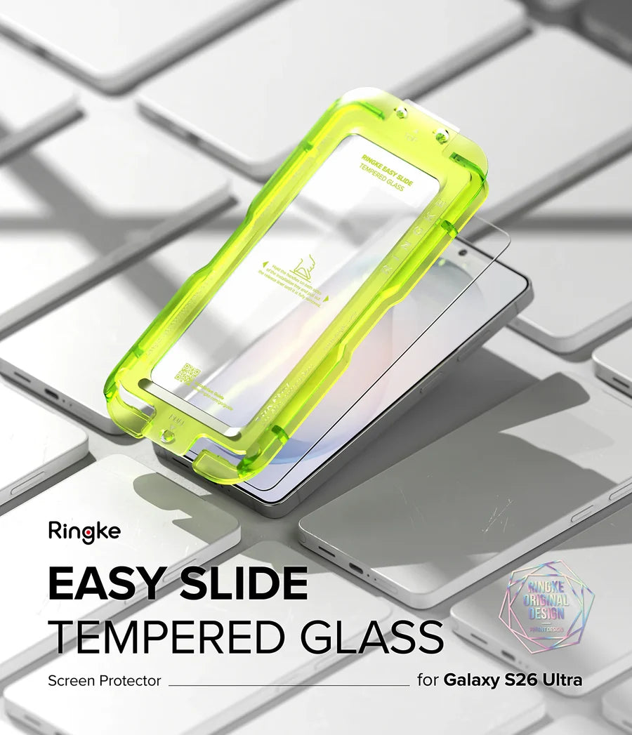Ringke Galaxy S26 Ultra Screen Protector - Easy Slide Tempered Glass