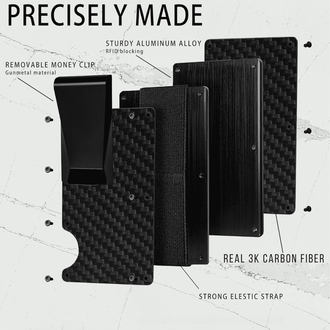 Carbonize | 3k Twill Carbon Fiber Wallet (Glossy Finish)