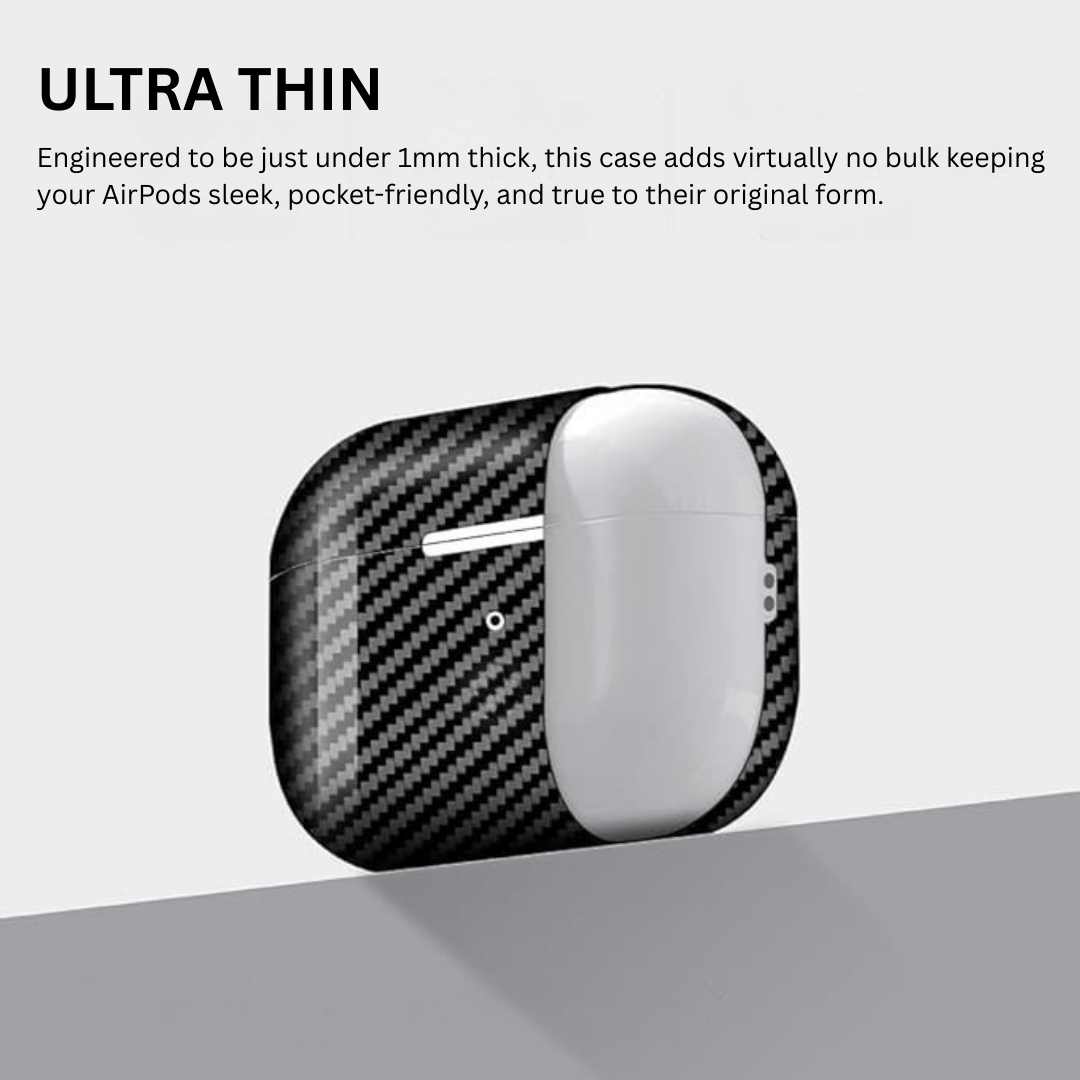 AirPods || Forged Black Carbon Fiber Cases