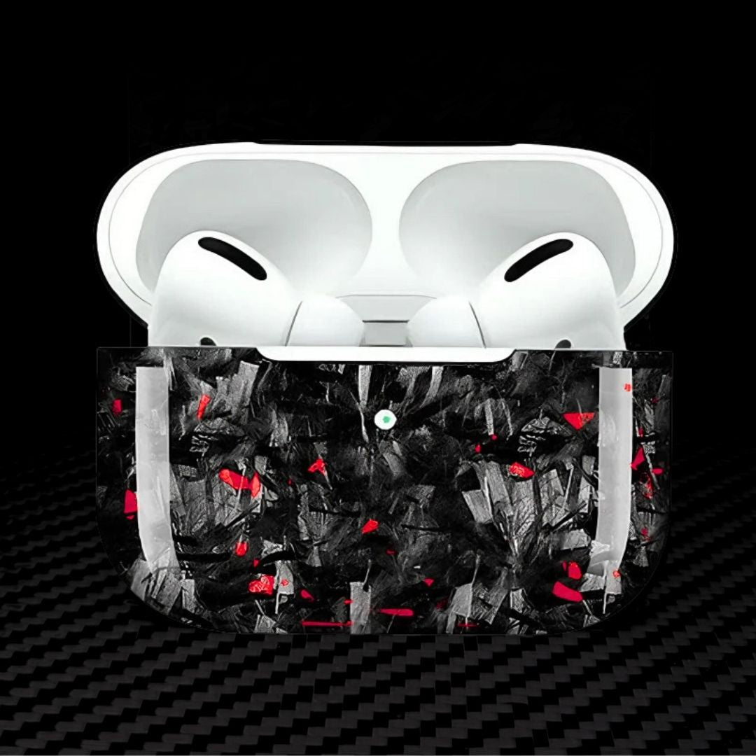 AirPods || Forged Red Carbon Fiber Cases