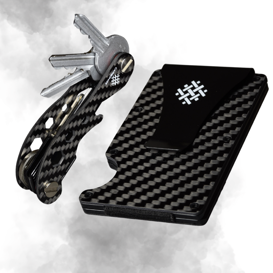 CARBONIZE || Wallet + PRO Key Organizer Bundle