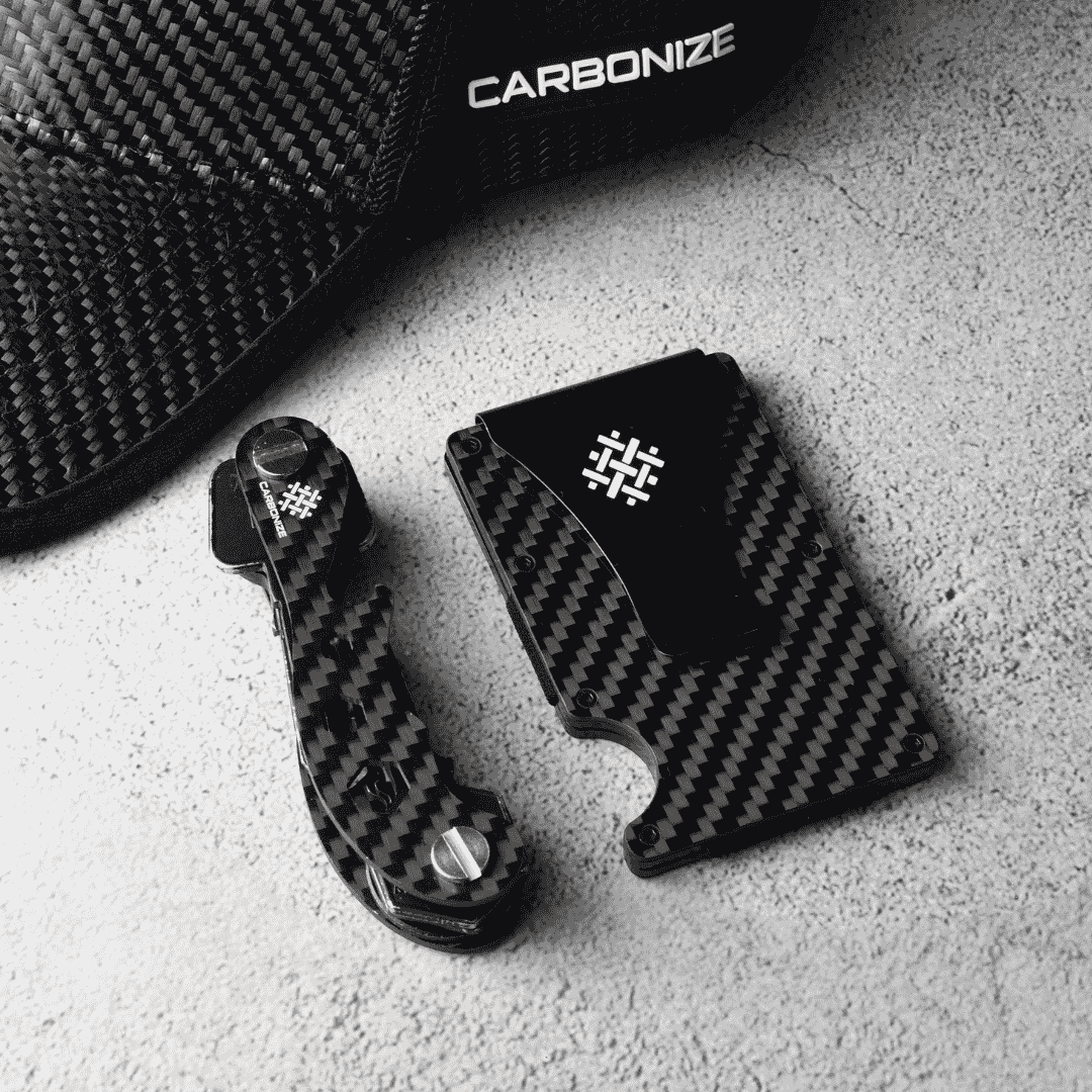 CARBONIZE || Wallet + PRO Key Organizer Bundle