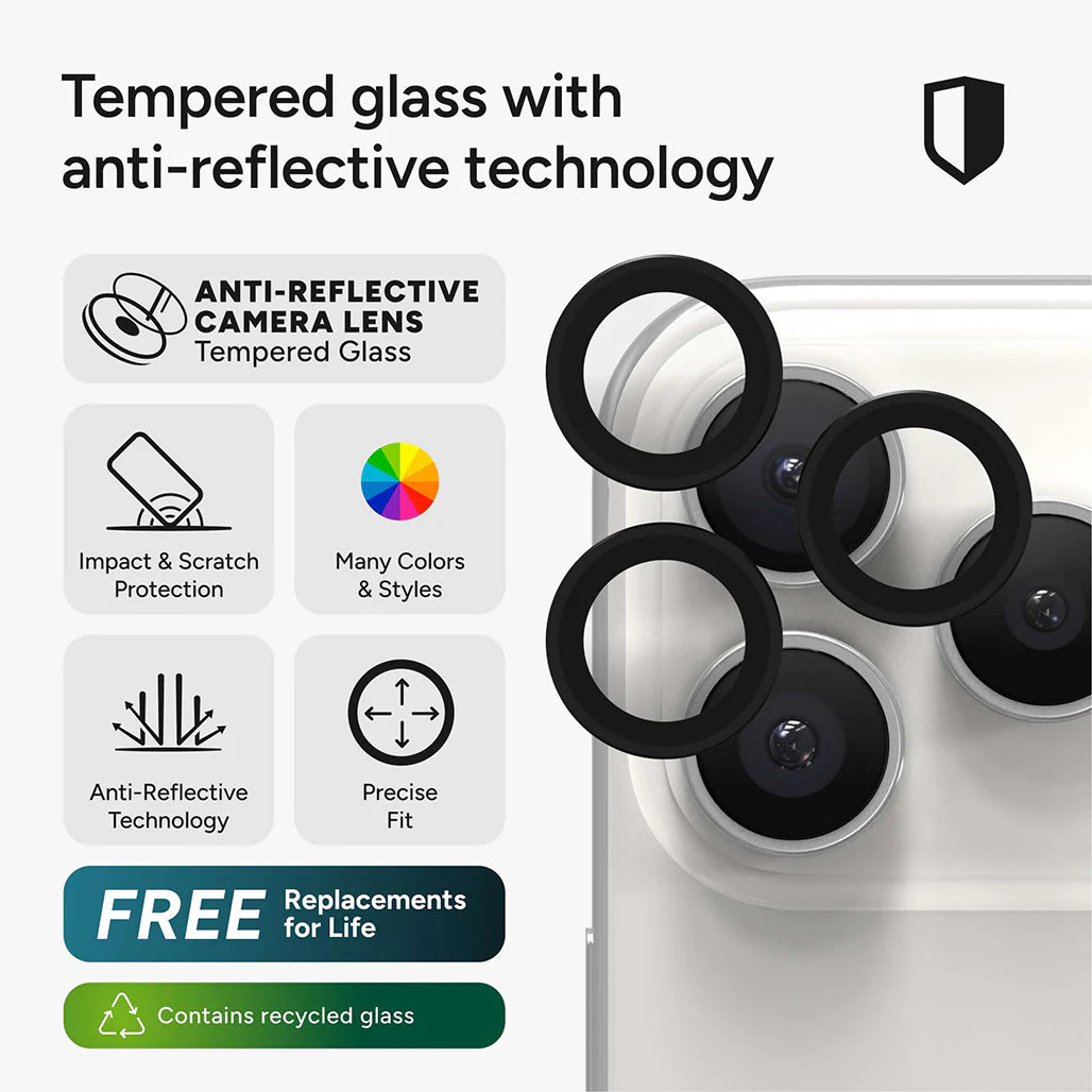 ZAGG Camera Rings – iPhone Lens Protection for