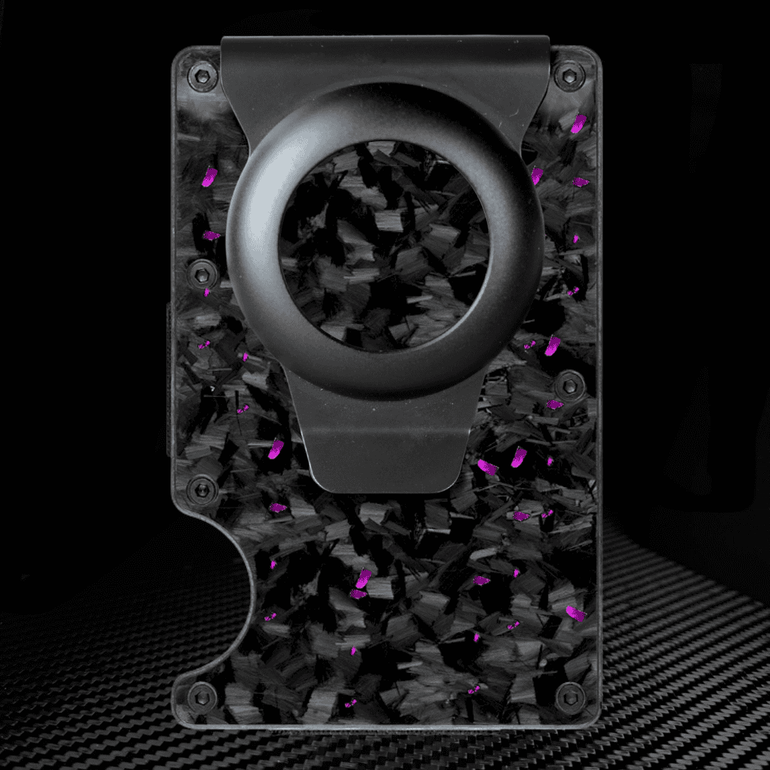 Carbonize | Forged Purple Carbon Fiber Wallet