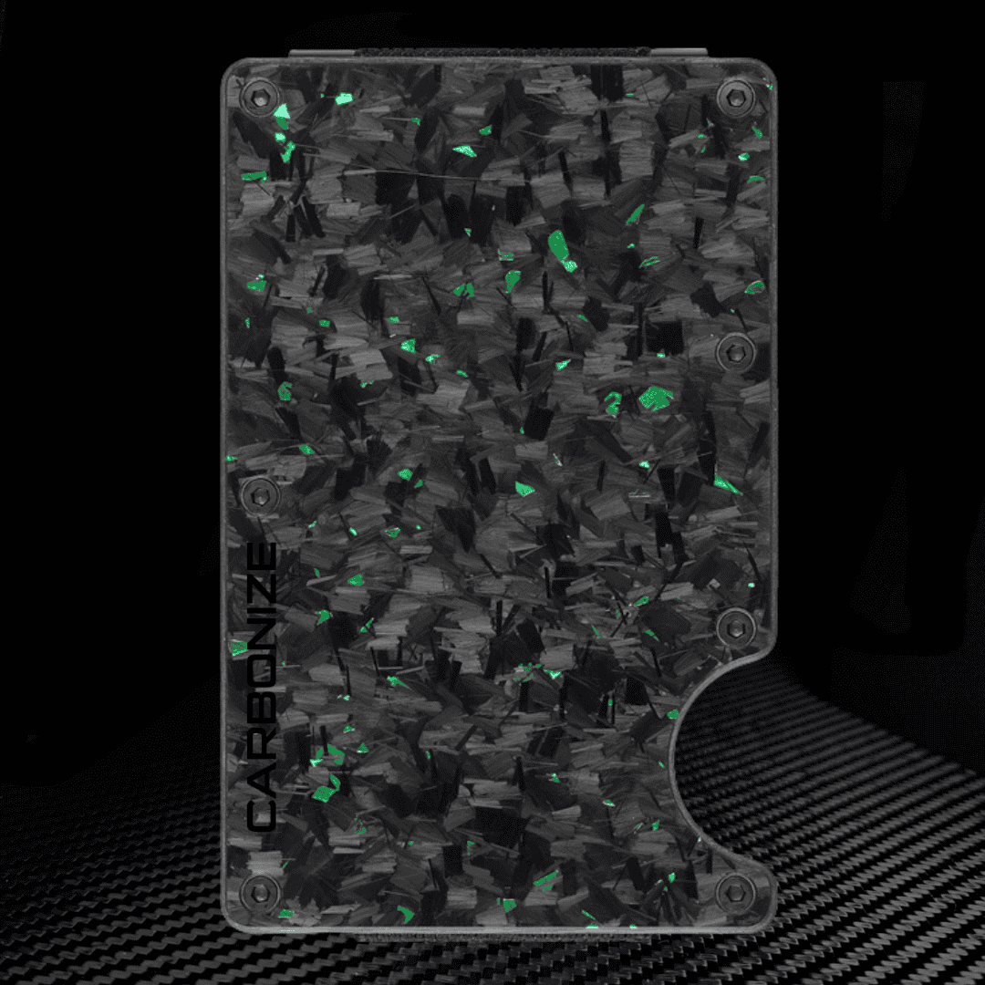 Carbonize | Forged Green Carbon Fiber Wallet