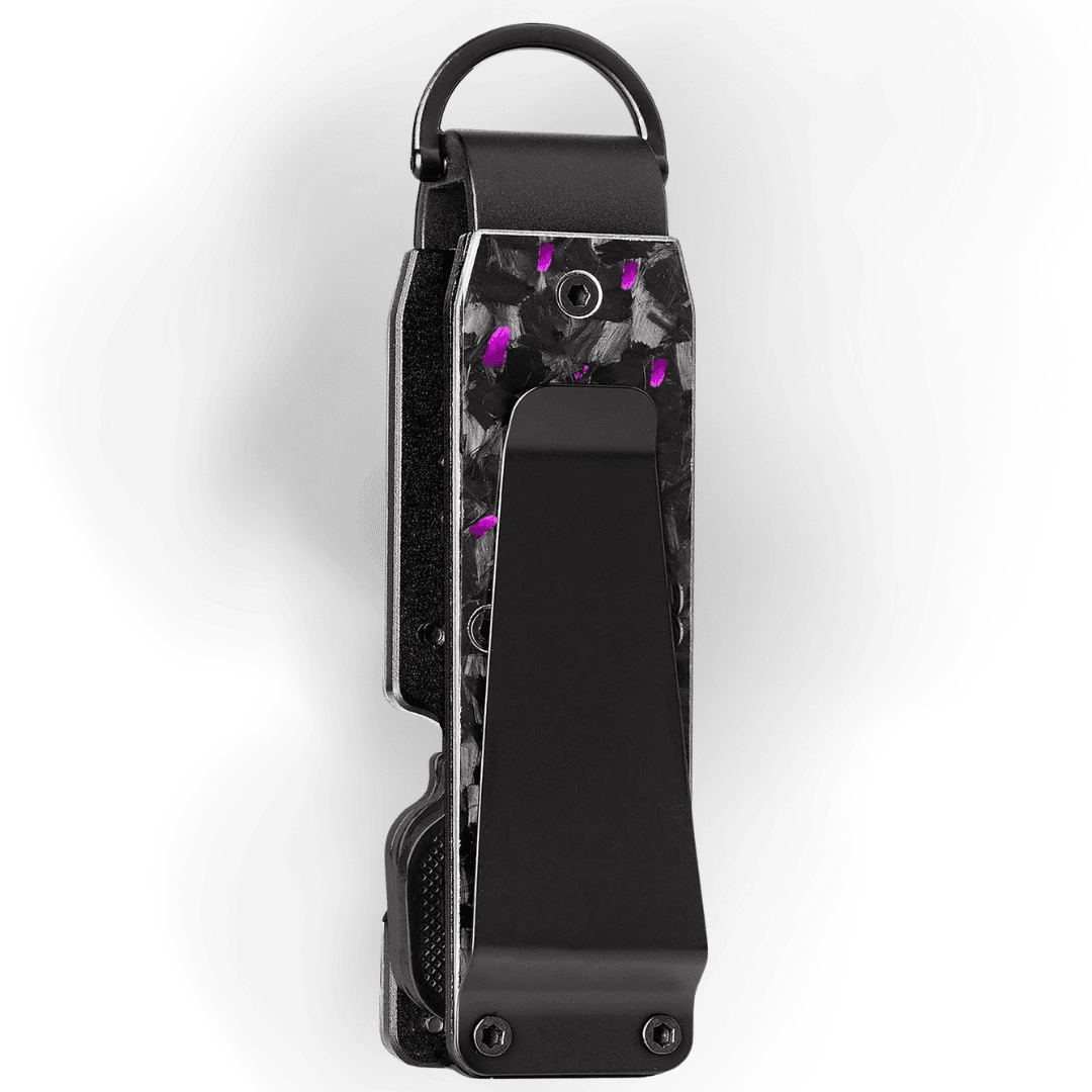 CARBONIZE | LITE | Forged Purple Carbon Fiber Key Organizer