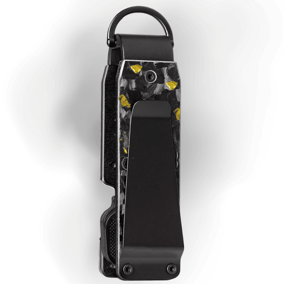 CARBONIZE | LITE | Forged Gold Carbon Fiber Key Organizer