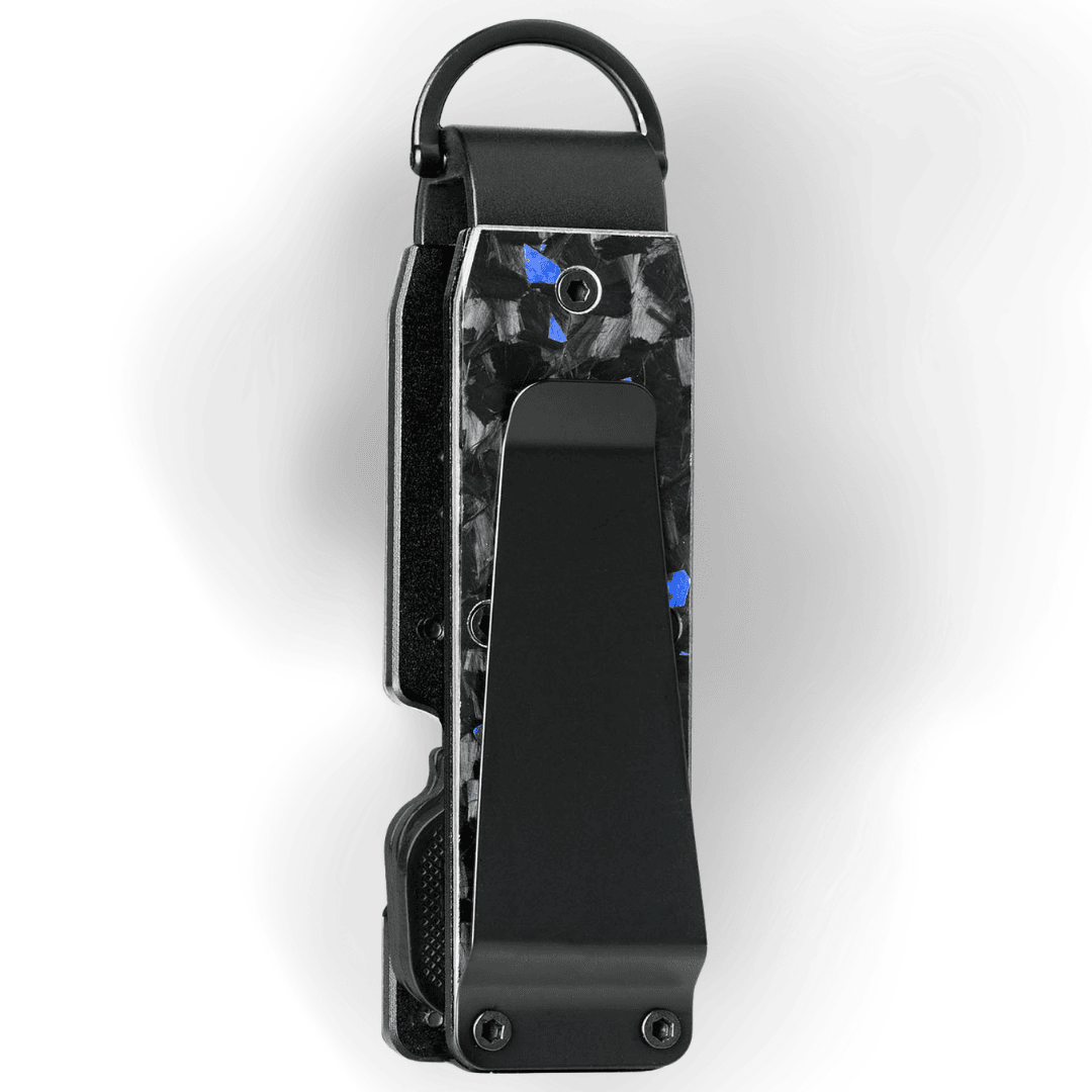 CARBONIZE | LITE | Forged Blue Carbon Fiber Key Organizer