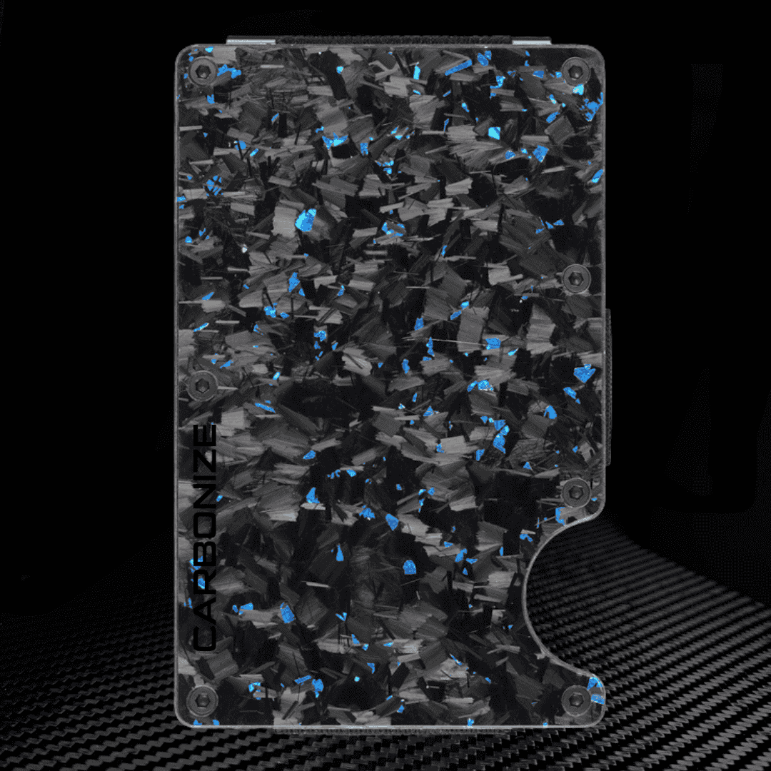 Carbonize | Forged Blue Carbon Fiber Wallet