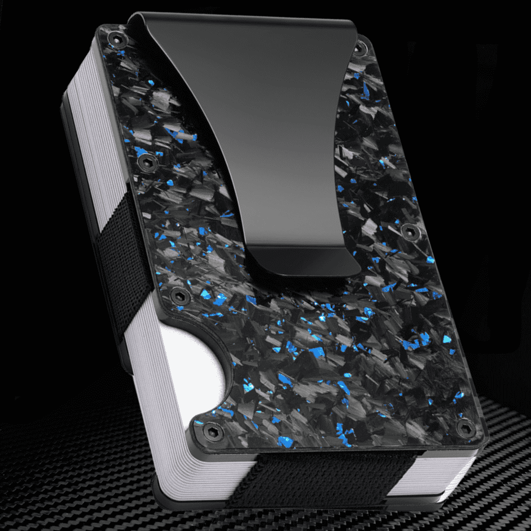 Carbonize | Forged Blue Carbon Fiber Wallet