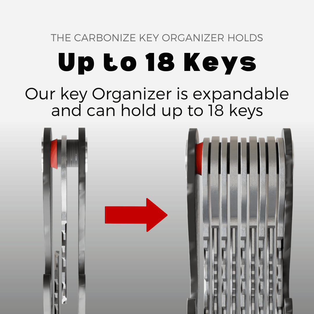 Carbonize | PRO | Carbon Fiber key Organizer
