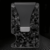 CARBONIZE || Forged Black Carbon Fiber Wallet (Glossy Finish)