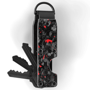 CARBONIZE || LITE || Forged Red Carbon Fiber Key Organizer