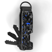 CARBONIZE || LITE || Forged Blue Carbon Fiber Key Organizer