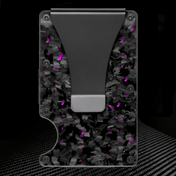 CARBONIZE || Forged Purple Carbon Fiber Wallet (Glossy Finish)