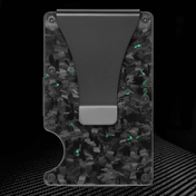 CARBONIZE || Forged Green Carbon Fiber Wallet (Glossy Finish)