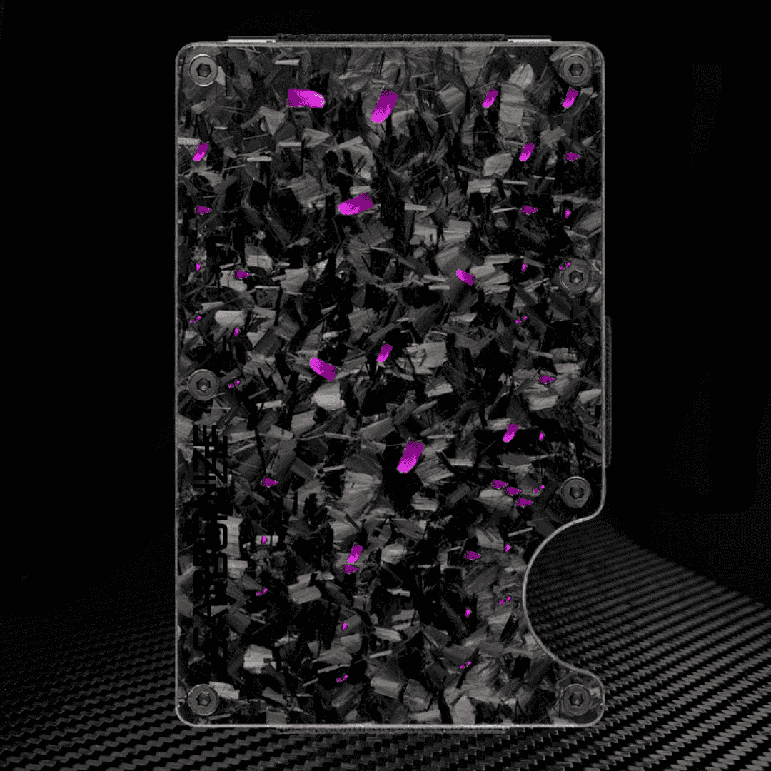 Carbonize | Forged Purple Carbon Fiber Wallet