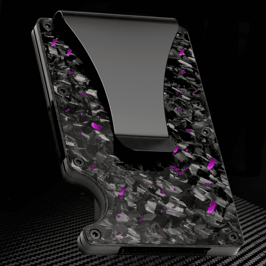 Carbonize | Forged Purple Carbon Fiber Wallet