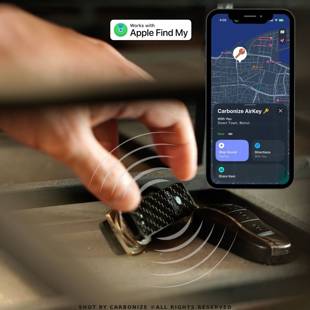 Carbonize | Carbon Fiber AirKey Organizer