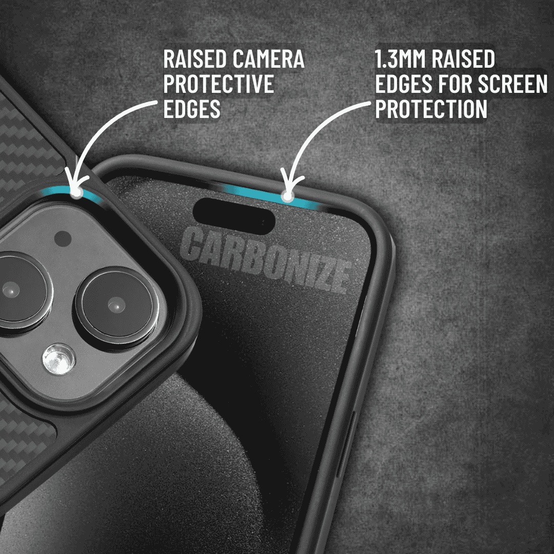 IPHONE || Small Flake Forged Carbon Fiber Cover Series