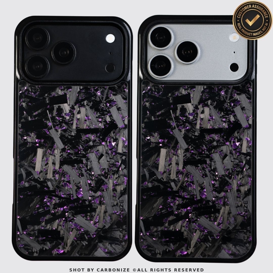 IPHONE || Big Flake Forged Purple Carbon Fiber Phone Case