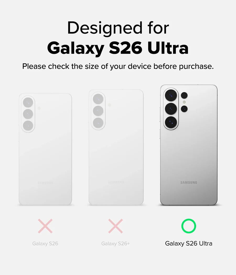 Ringke Galaxy S26 Ultra Screen Protector - Easy Slide Tempered Glass