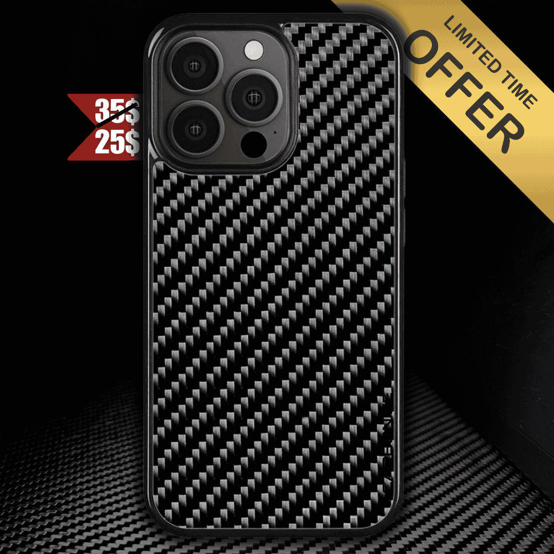 IPHONE || 3K Twill Carbon Fiber Covers