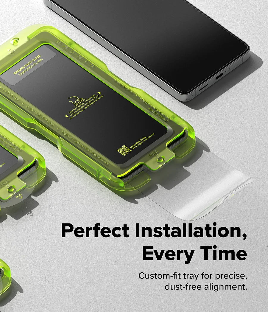 Ringke Galaxy S26 Ultra Screen Protector - Easy Slide Tempered Glass