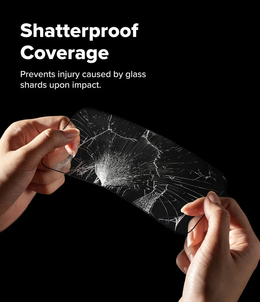 Ringke iPhone 17 Pro Screen Protector - Easy Slide Privacy Tempered Glass