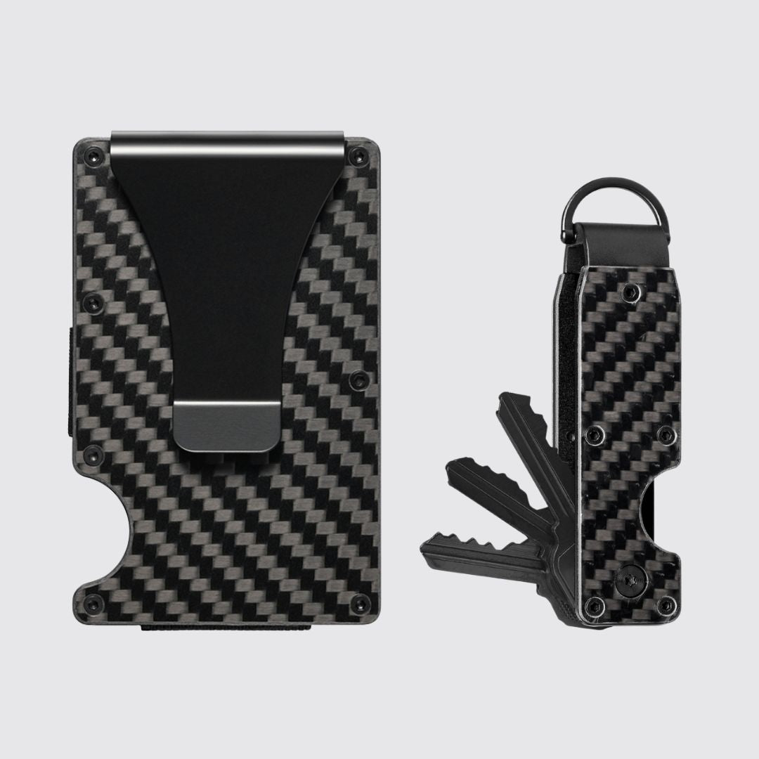 CARBONIZE || Wallet + LITE Key Organizer Bundle