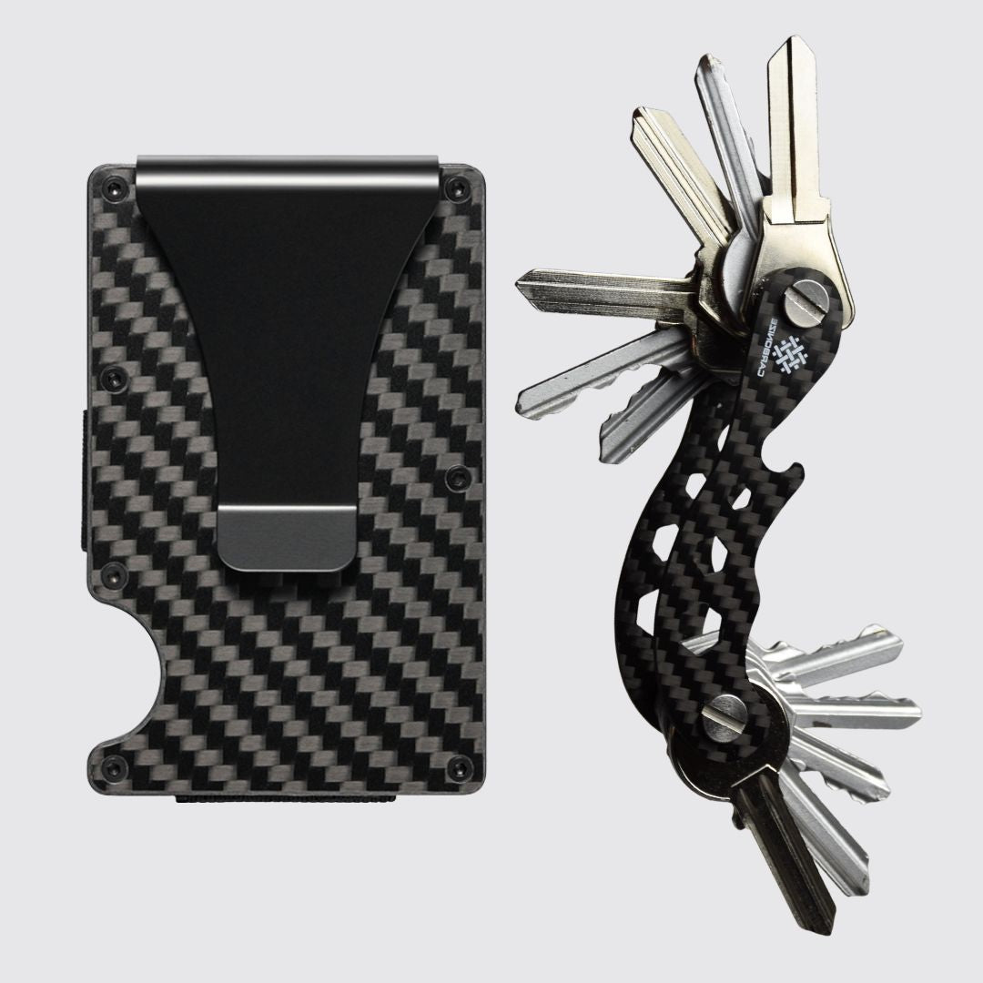 CARBONIZE || Wallet + PRO Key Organizer Bundle
