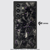 SAMSUNG || Big Flake Forged Purple Carbon Fiber Phone Case