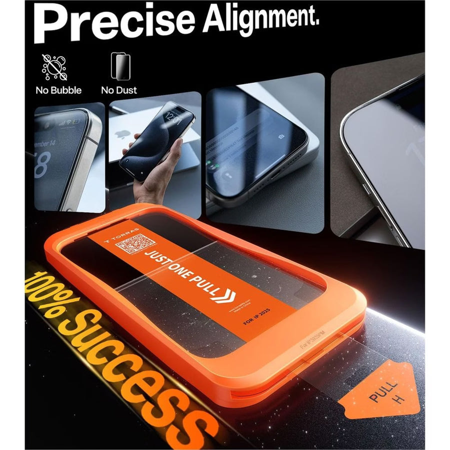 TORRAS Install Master iPhone 17 Pro / iPhone 17 Pro Max Screen Protector