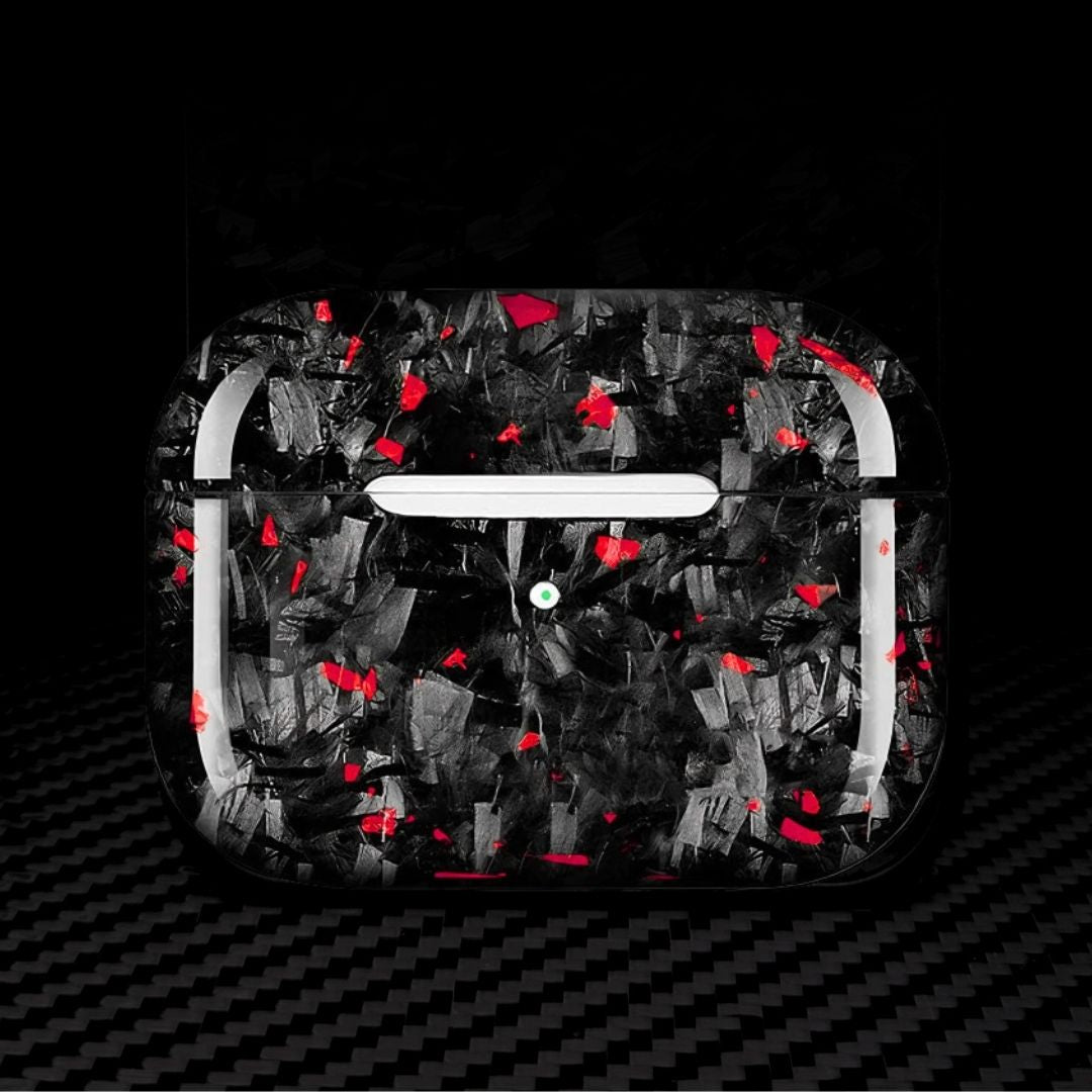 AirPods || Forged Red Carbon Fiber Cases