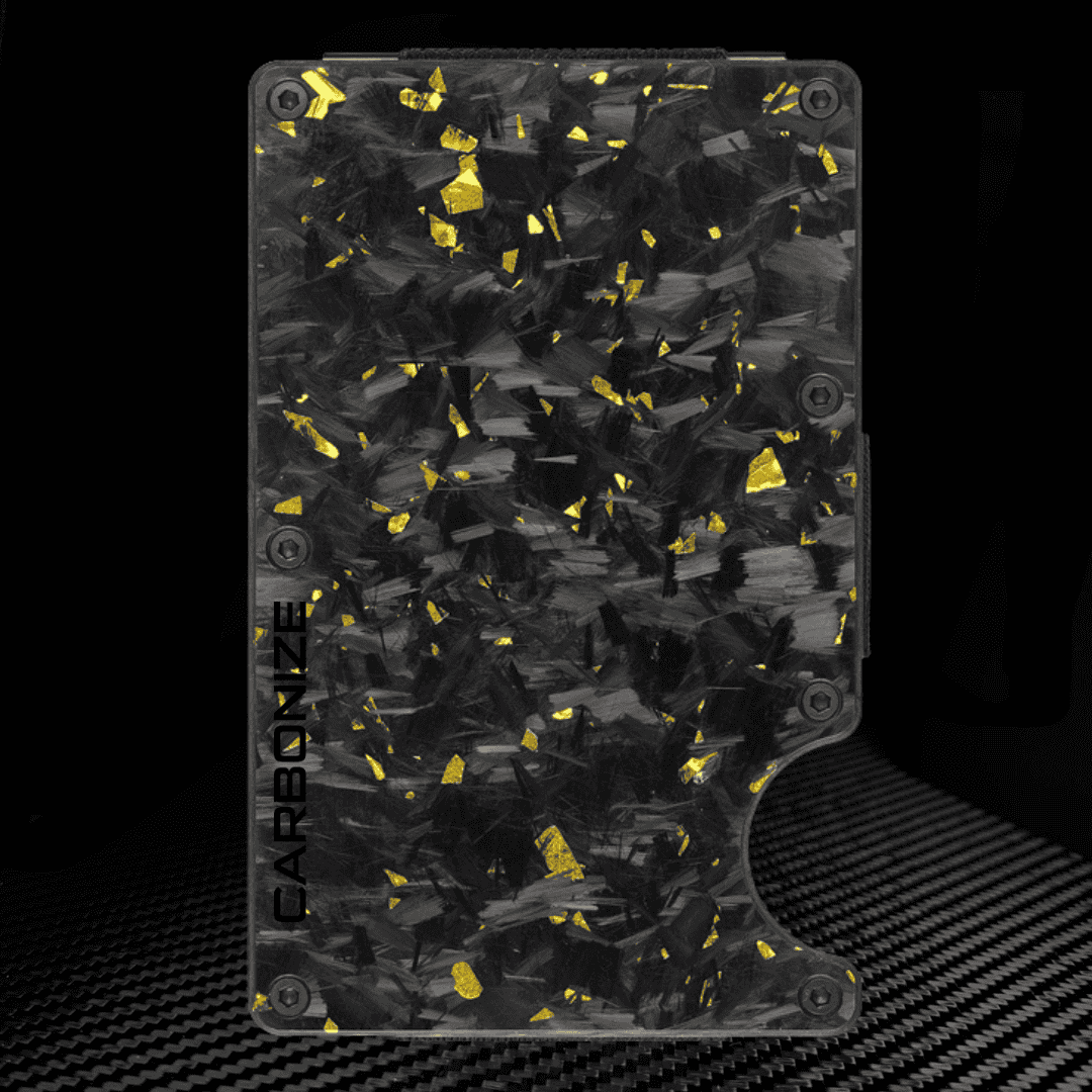 Carbonize | Forged Gold Carbon Fiber Wallet