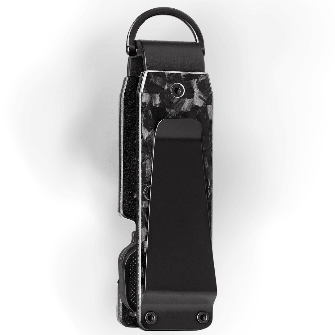 CARBONIZE | LITE | Forged black carbon fiber key organizer