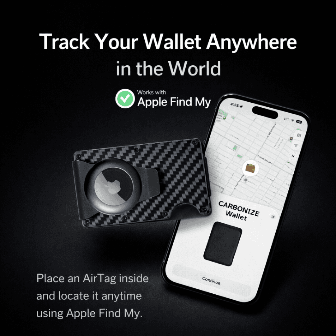 Carbonize | 3k Twill Carbon Fiber Wallet (Glossy Finish)