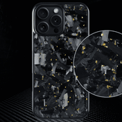 IPHONE || Big Flake Forged Gold Carbon Fiber Phone Case