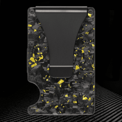 CARBONIZE || Forged Gold Carbon Fiber Wallet (Glossy Finish)