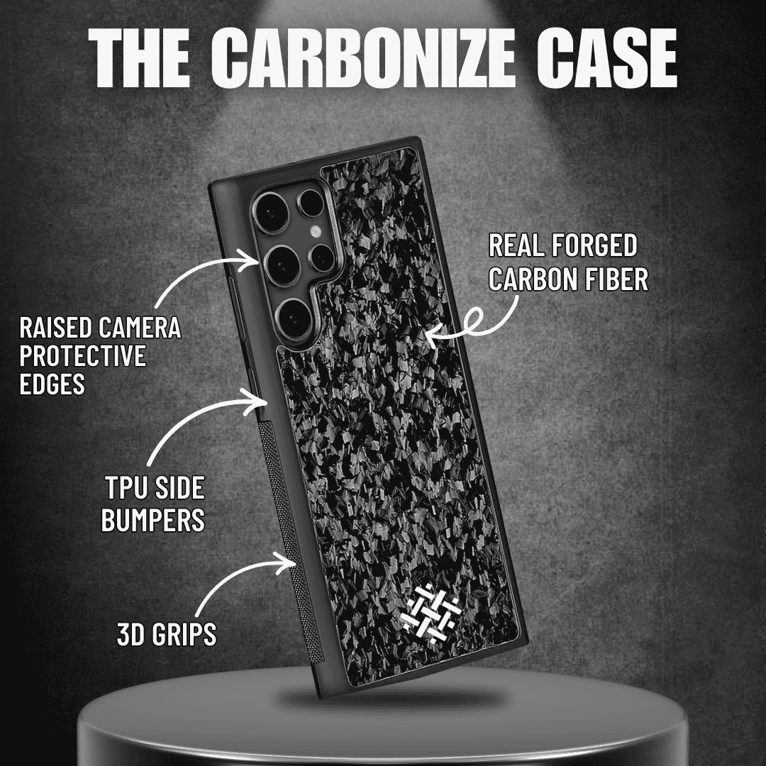 Samsung S-Series | Big Flake FORGED Purple Carbon Fiber cover