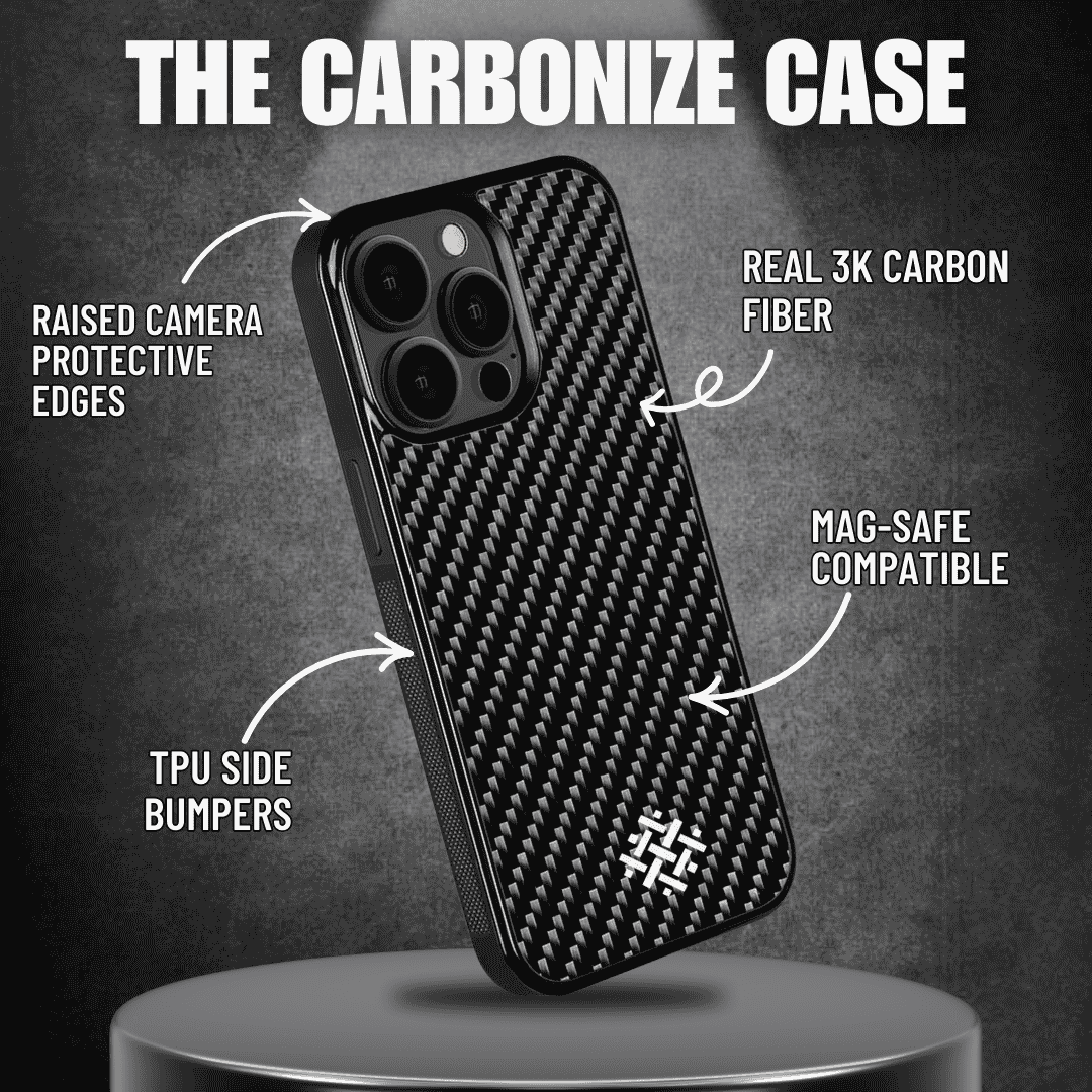 IPHONE || 3K TWILL Purple Carbon Fiber Covers