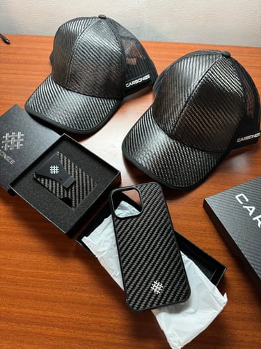 Customer photo review — CARBONIZE || Carbon Fiber Trucker Cap
